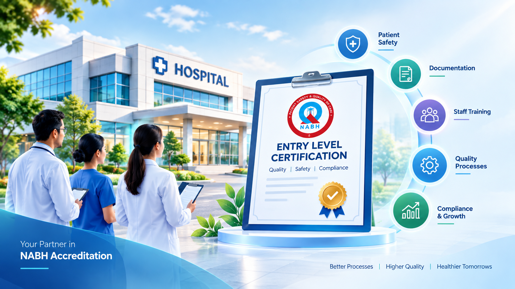 NABH Entry Level Certification — hospital exterior